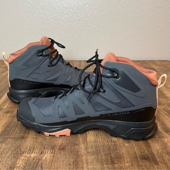 Salomon Women’s X Ultra 4 Gore-Tex GTX Hiking Trail Boot Ebony/Mocha Size 10.5 - Picture 7 of 11